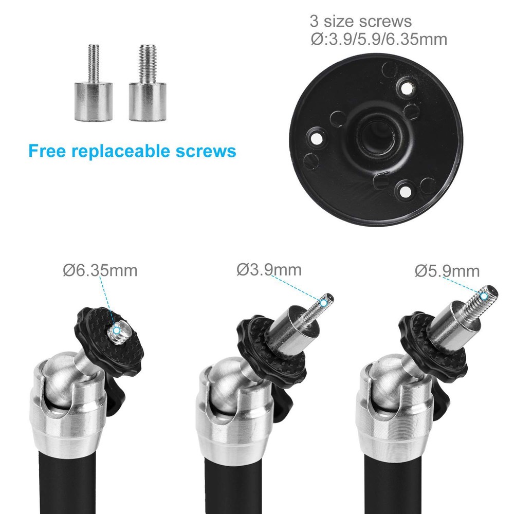 YiePhiot Mini Ceiling Wall Projector Mount Stand Compatible Upright, Black