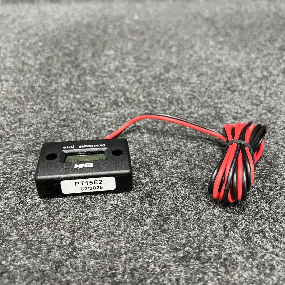 ENM PT15E2 Surface Mounted Digital Tachometer and Hour Meter