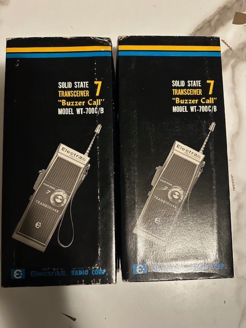 VTG - Electra Solid State 7 "Buzzer Call" Transceivers - model WT-700C/B