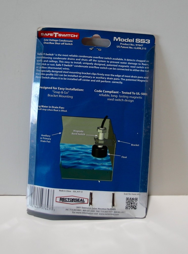 Rectorseal Safe-T-Switch Model SS3