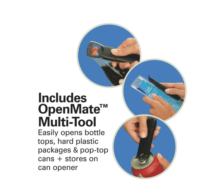 Hamilton Beach SureCut Automatic Electric Can Opener with Multi Tool, Stainless