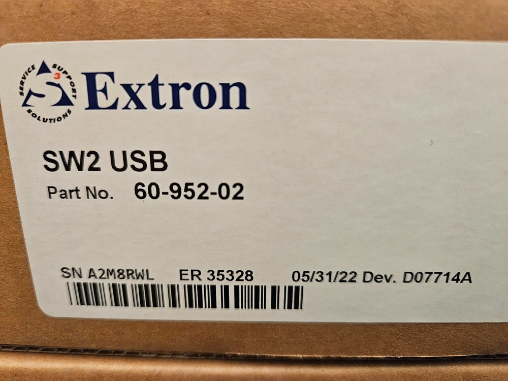EXTRON 2 Output - USB Switcher/ RS232 controllable #60-952-02