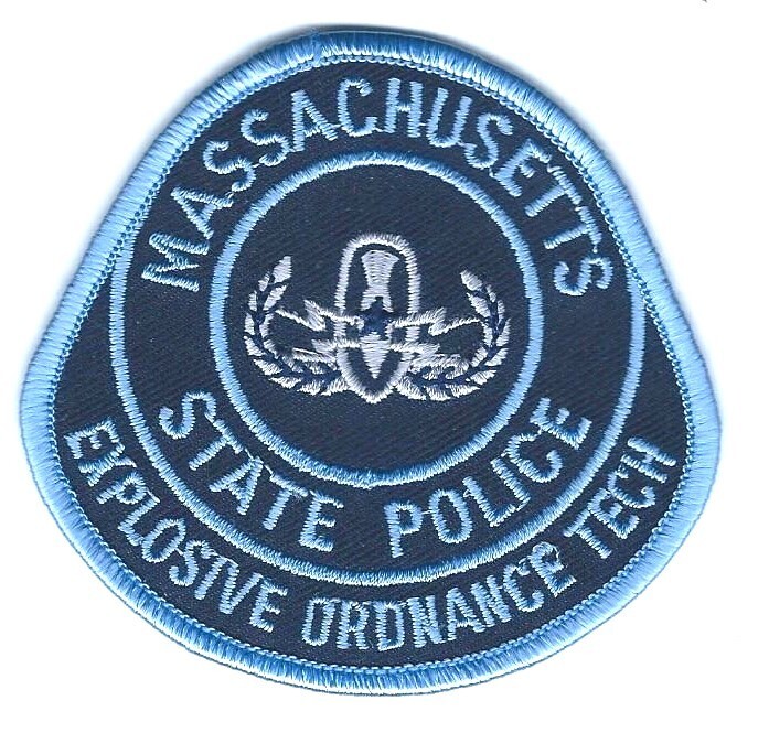 Massachusetts State Police Explosive Ordnance Tech Patch