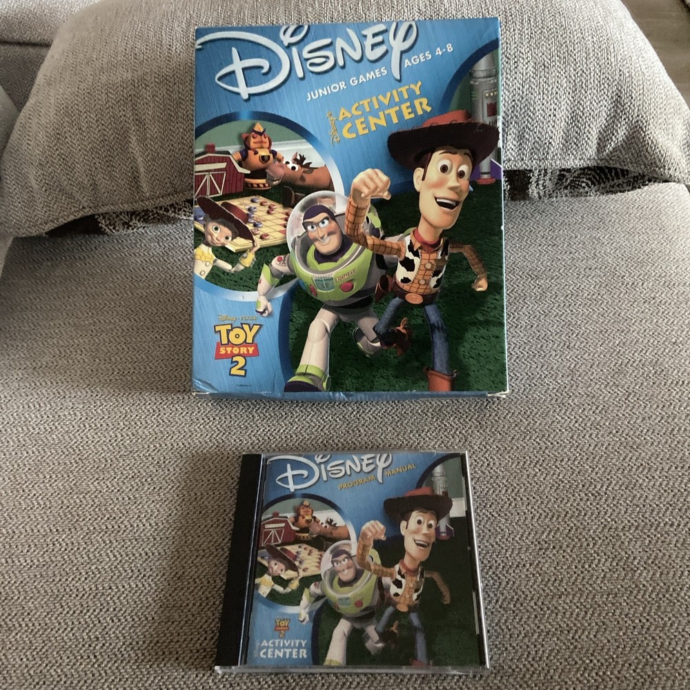 Disney Toy Story 2 Activity Center Program Manual CD ROM Educational Learning
