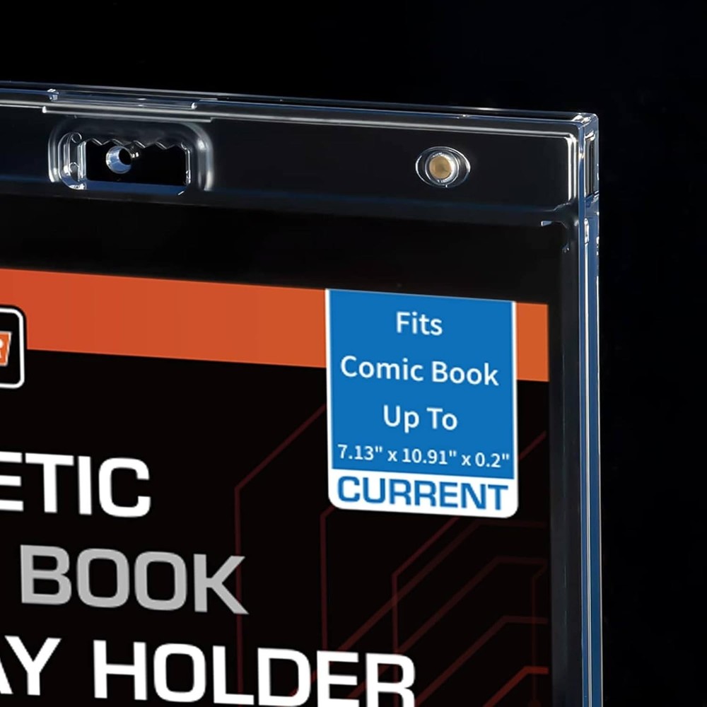 2ct Current Magnetic Display-Cases - Crystal Clear One Touch Comic-Book Holde...