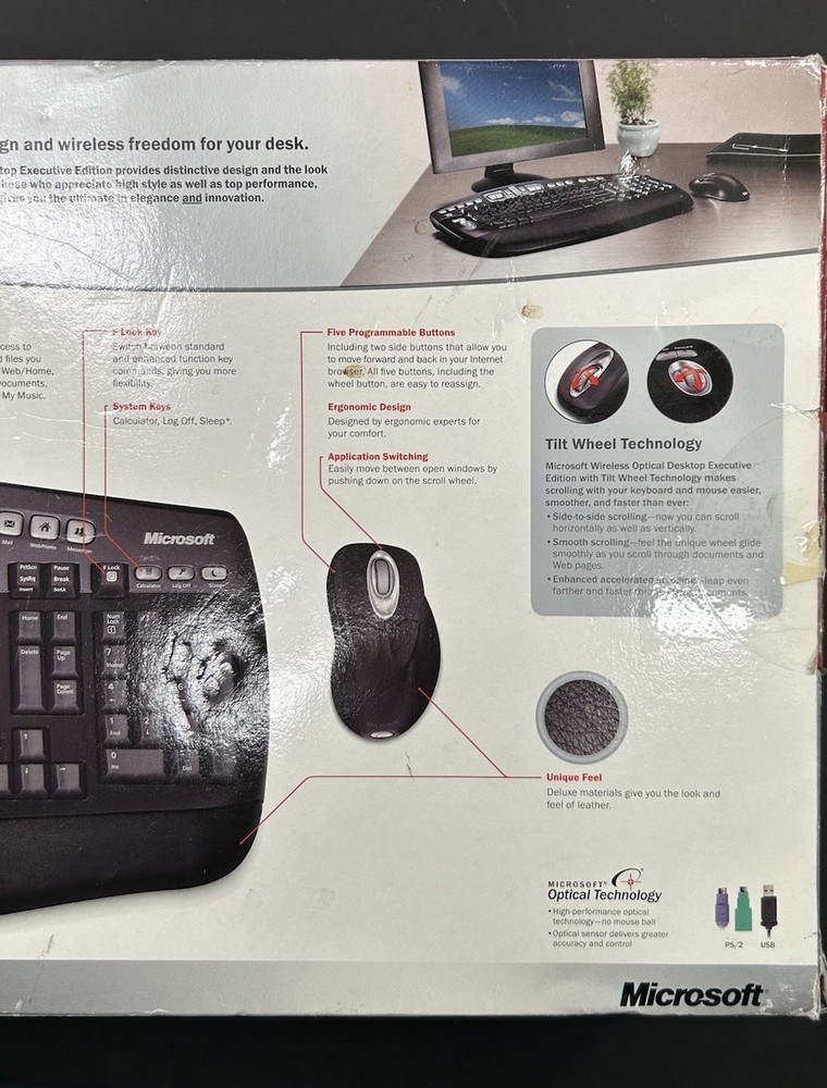 Microsoft Wireless Desktop Elite Keyboard And Mouse Combo