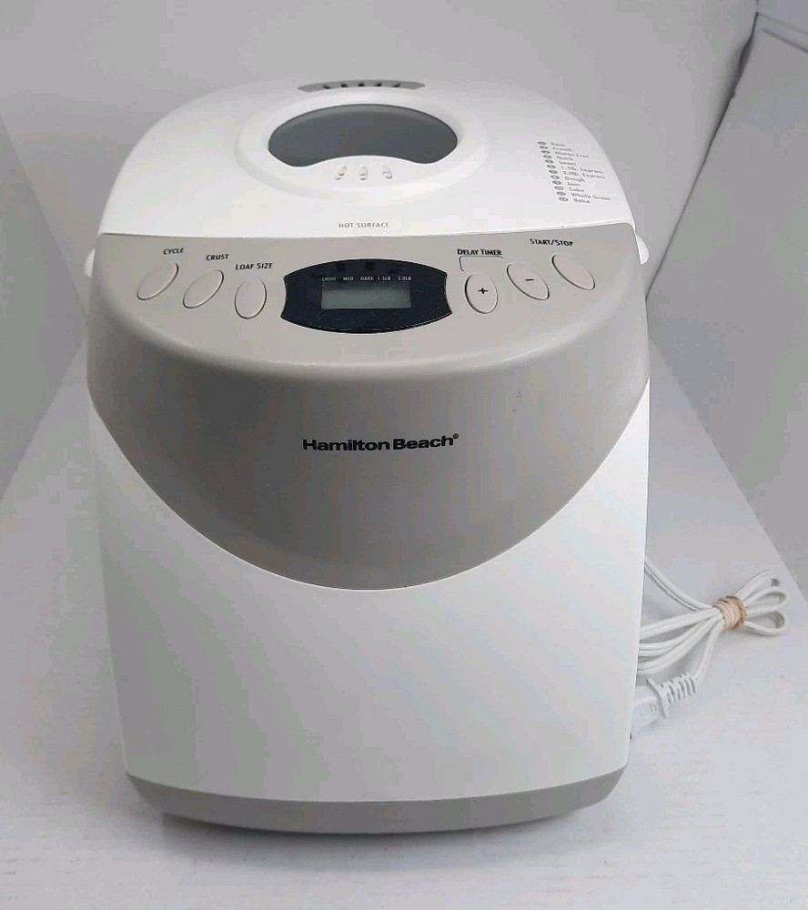 Hamilton Beach Homebaker 2lb Digital Bread Maker Model 29881 - Tested, Read