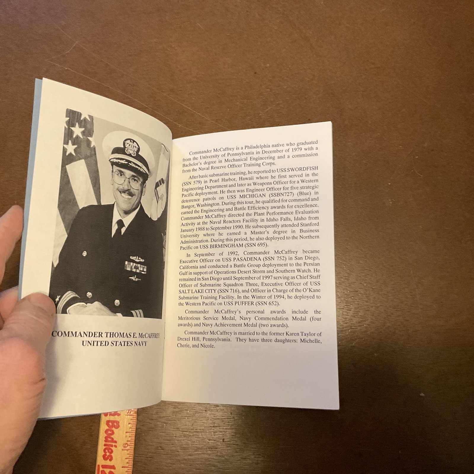 USS TREPANG SSN 674 Welcome Aboard Handout Pamphlet Vintage