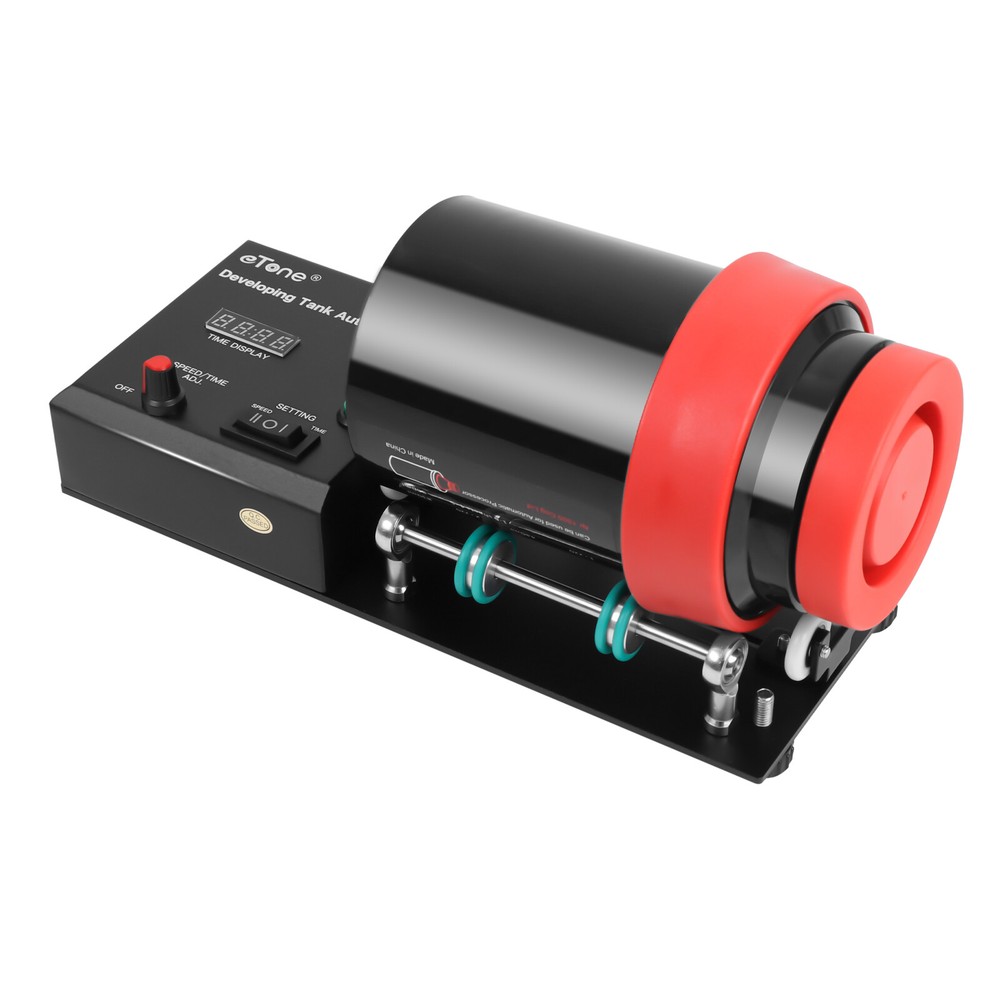 Automatic Darkroom Film Processor Machine with 3 Spirals Reel Developing Tank