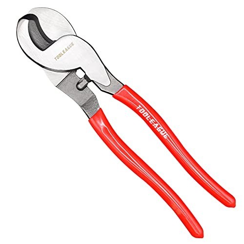 Heavy Duty 10" Cable Cutter - High Leverage Tool for Aluminum, Copper & Wire