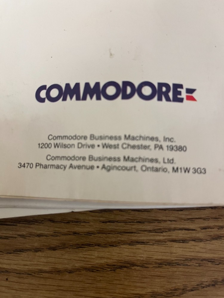 Commodore 64C System Guide Learning BASIC 2.0 Original Spiral Bound Manual