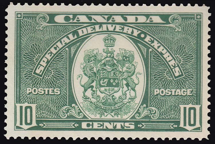 Canada Scott E7 Unused lightly hinged.