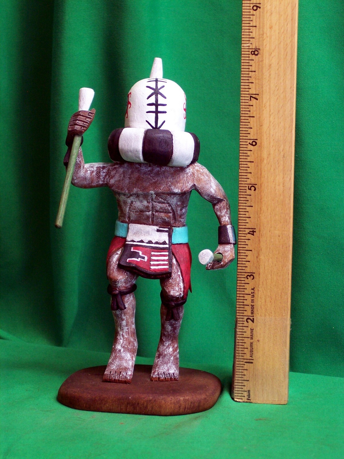 Hopi Kachina Doll -Aya, the Rattle Kachina by Philbert Poleyestewa - Beautiful!