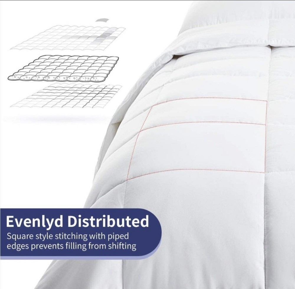 Bedding Comforter Down Alternative Quilted Comforter Duvet Insert Queen
