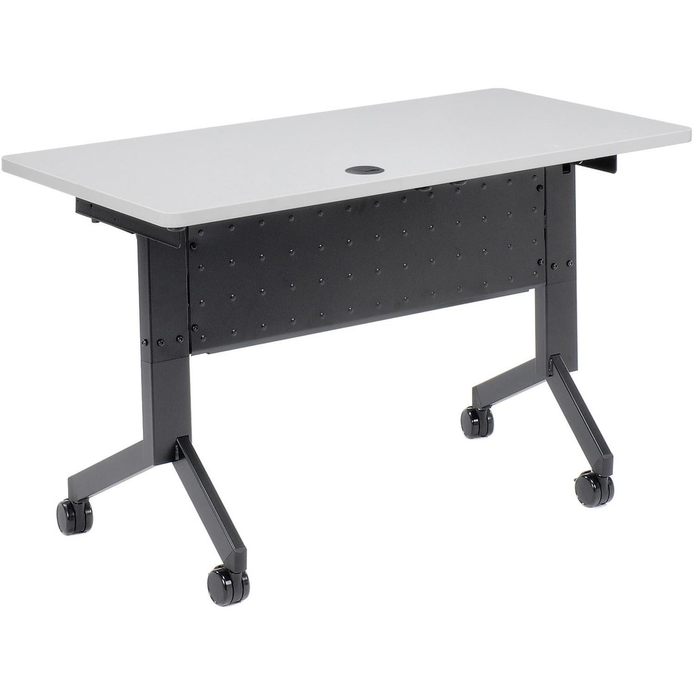 Flip-Top Training Table 48" x 24" Gray