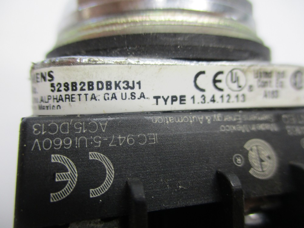 SIEMEN 52SB2BDBK3J1 SELECTOR SWITCH NSNP