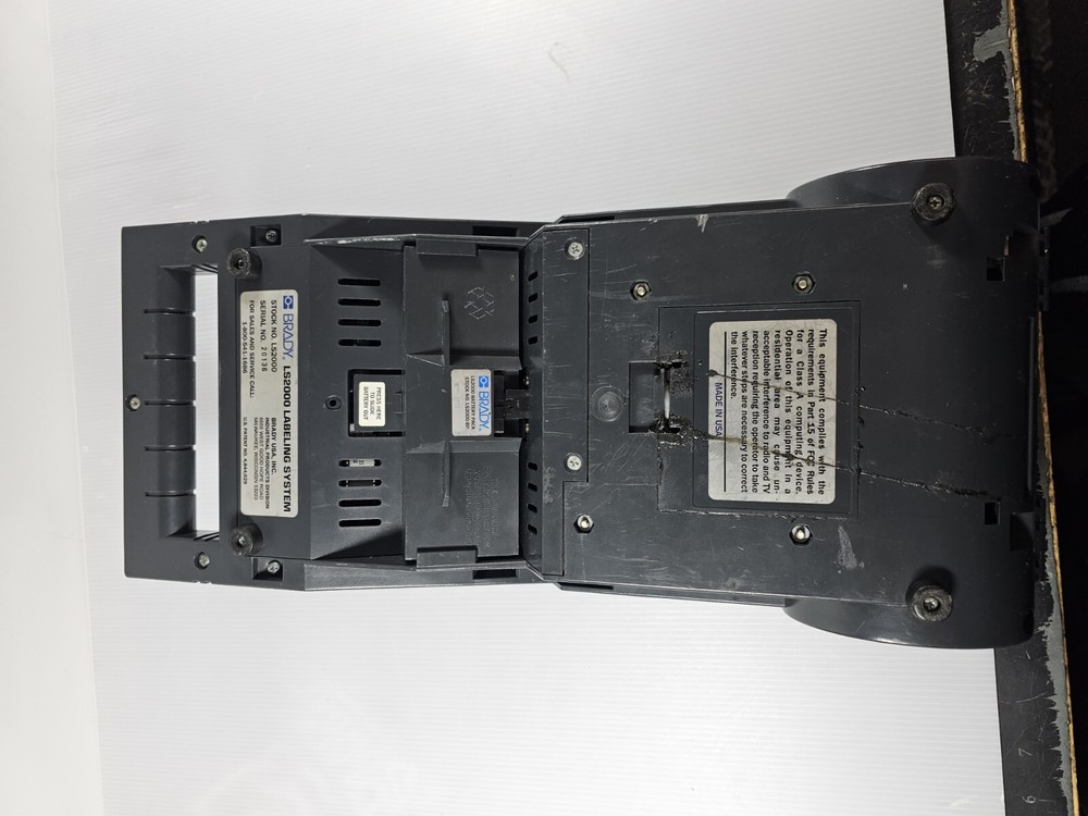 Brady LS2000 Labeling System Portable Printer, 4 Line Display TURNS ON READ