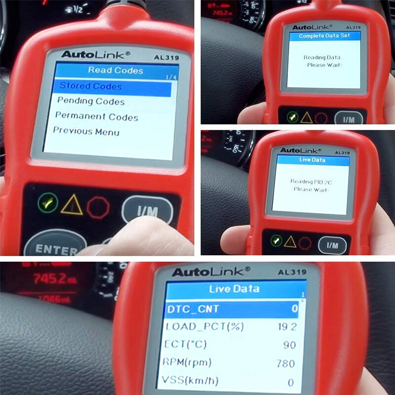 Autel Autolink AL319 OBD2 CAN OBDII Auto Car Code Reader Diagnostic Scanner Tool