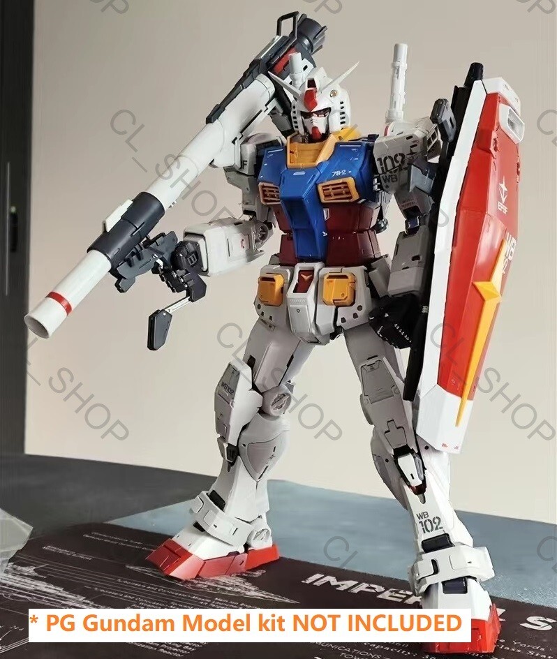 White Hyper Bazooka 1/60 Model kit for PG Unleashed RX-78-2 - USA