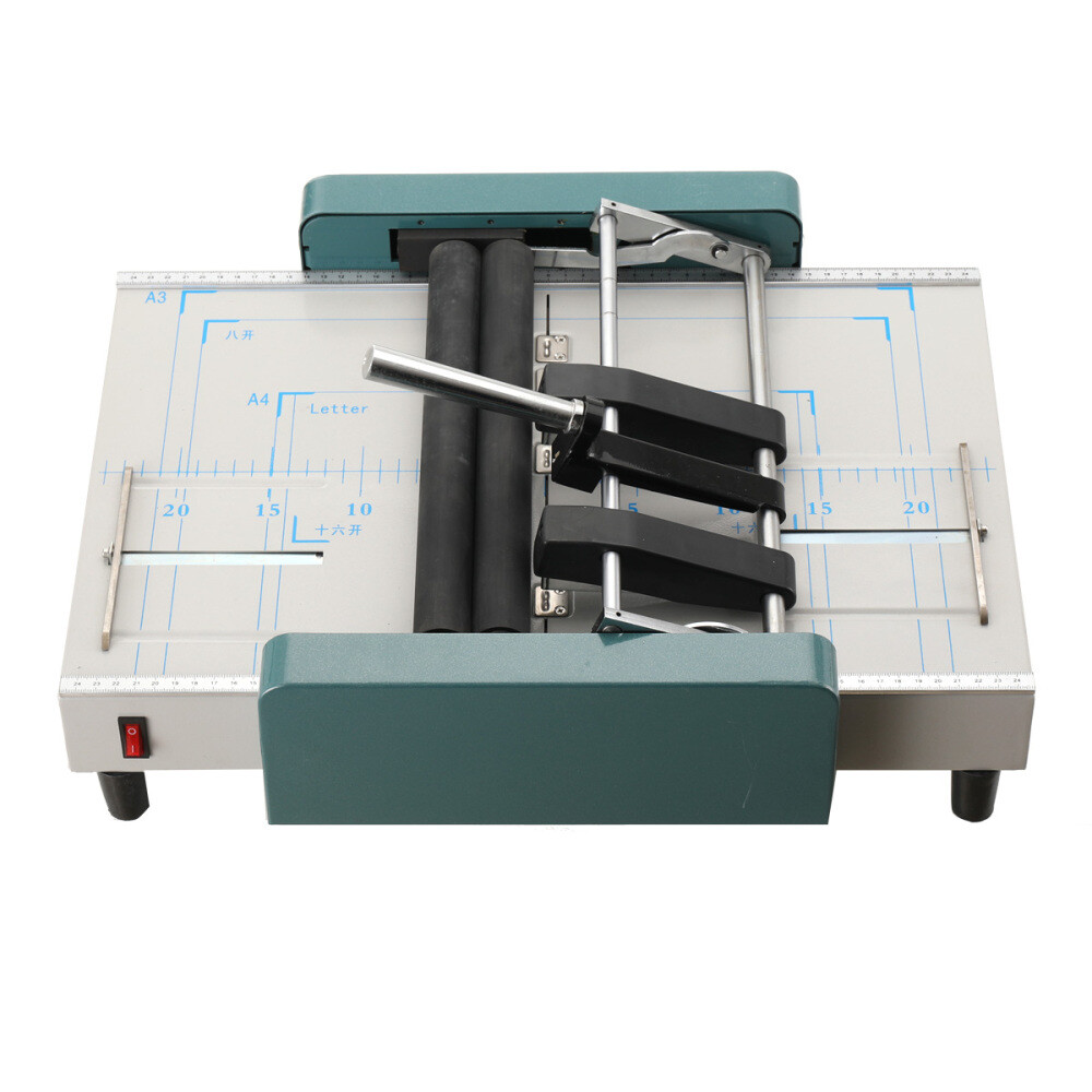 Automatic Booklet Maker Electric Binding Folding Machine Book Folding Machine US