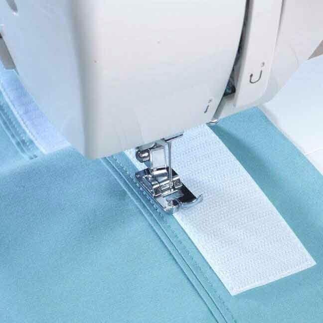 2” Wide x 8” (Inch) VELCRO® Brand Sew-On Strip (Hook & Loop) - White