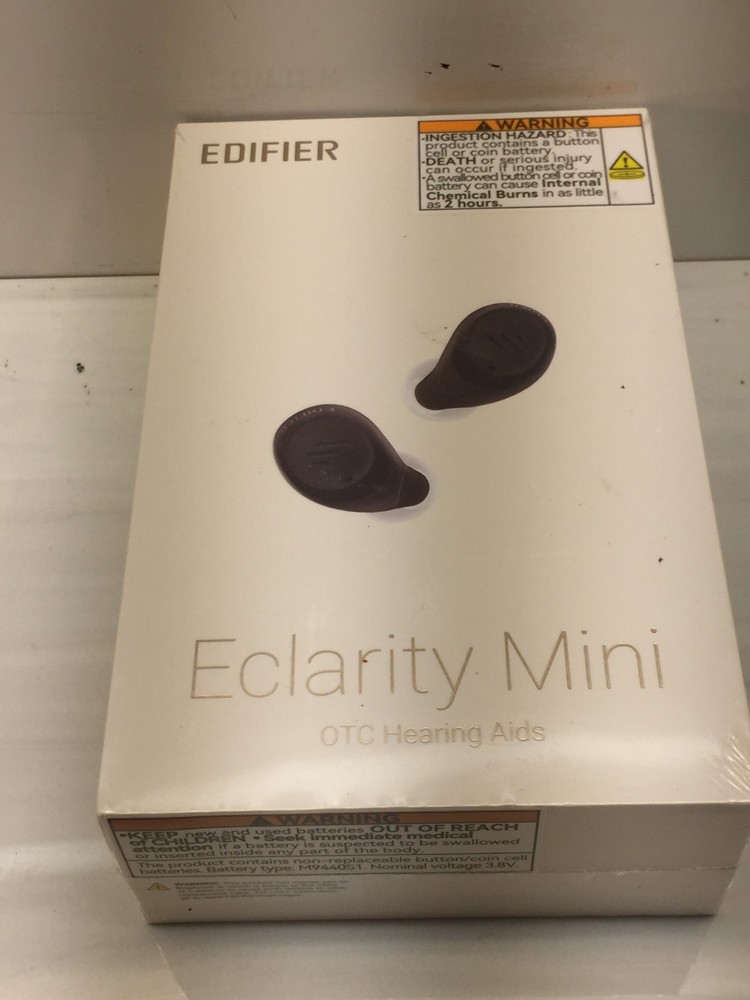 Edifier Eclarity Mini OTC Hearing Aids Bluetooth Rechargeable, Brown