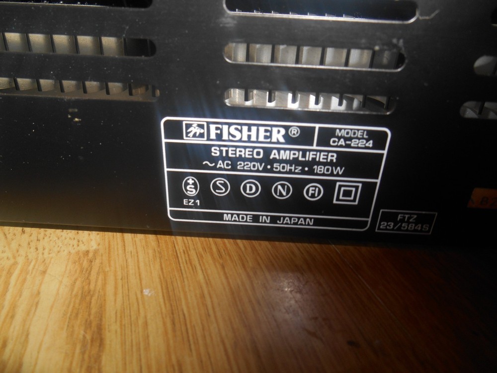 FISHER CA-224 INTEGRATED STEREO AMPLIFIER