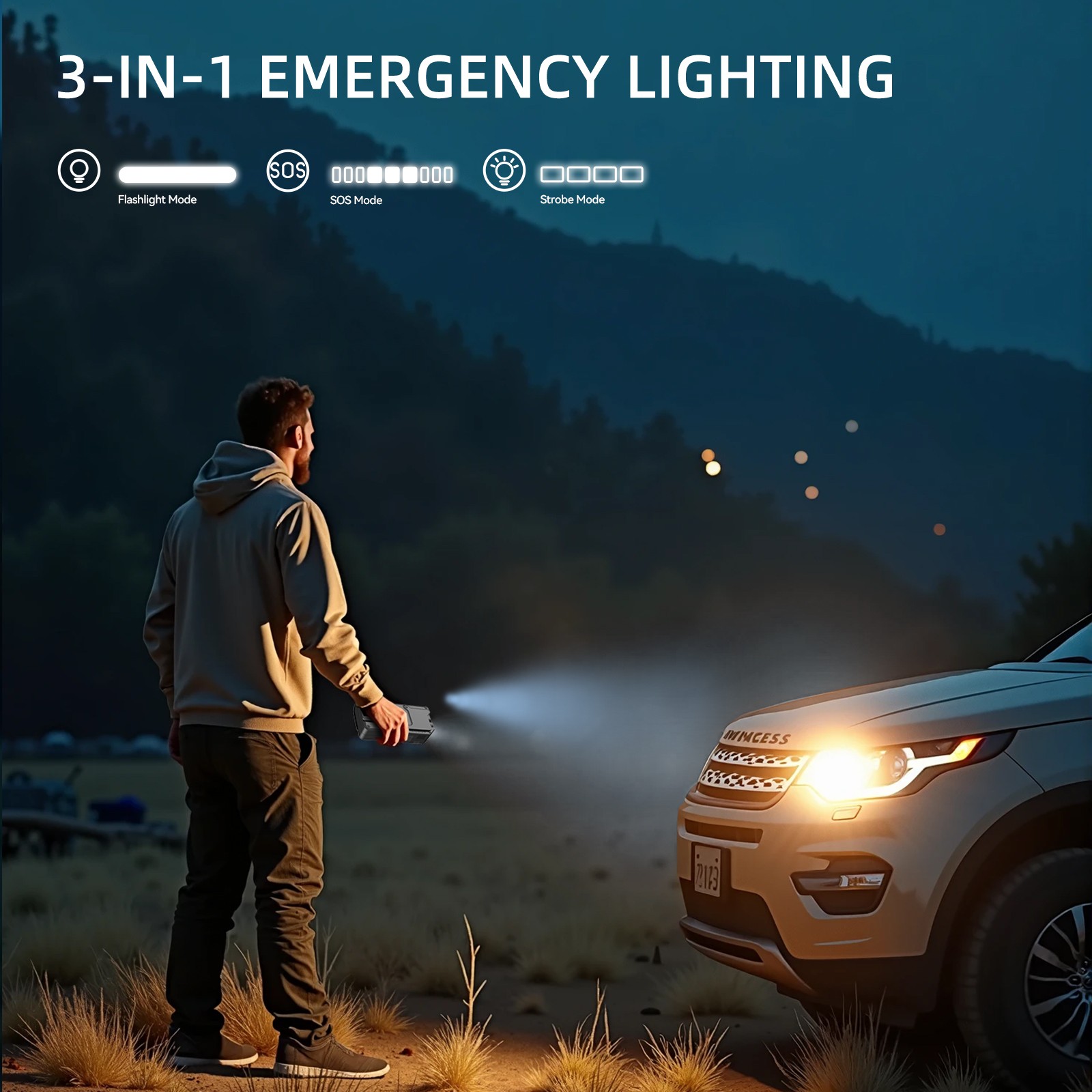 8000A Featou Jump Starter Air Compressor Portable 150PSI Car Battery Booster 12V