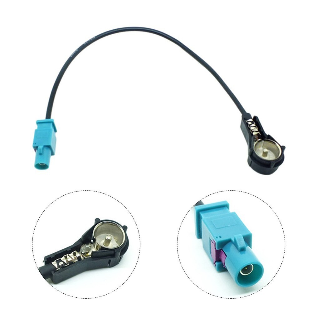 Performance Tested ISO Antenna Cable Adapter for E46 3 Series ABS Material