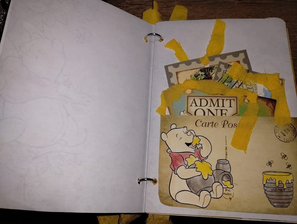 Winnie The Pooh Junk Journal Scrapbook