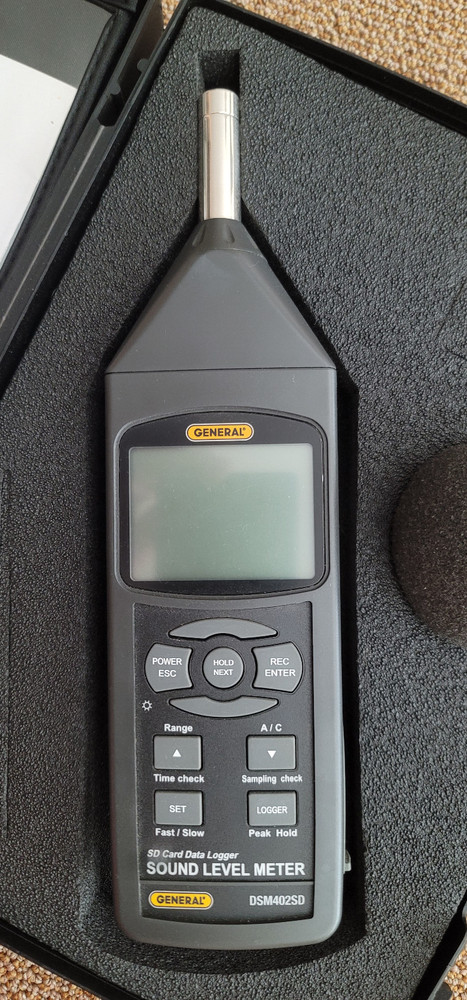 Class 2 Sound Level Meter with Excel-Formatted Data Logging DSM402SD