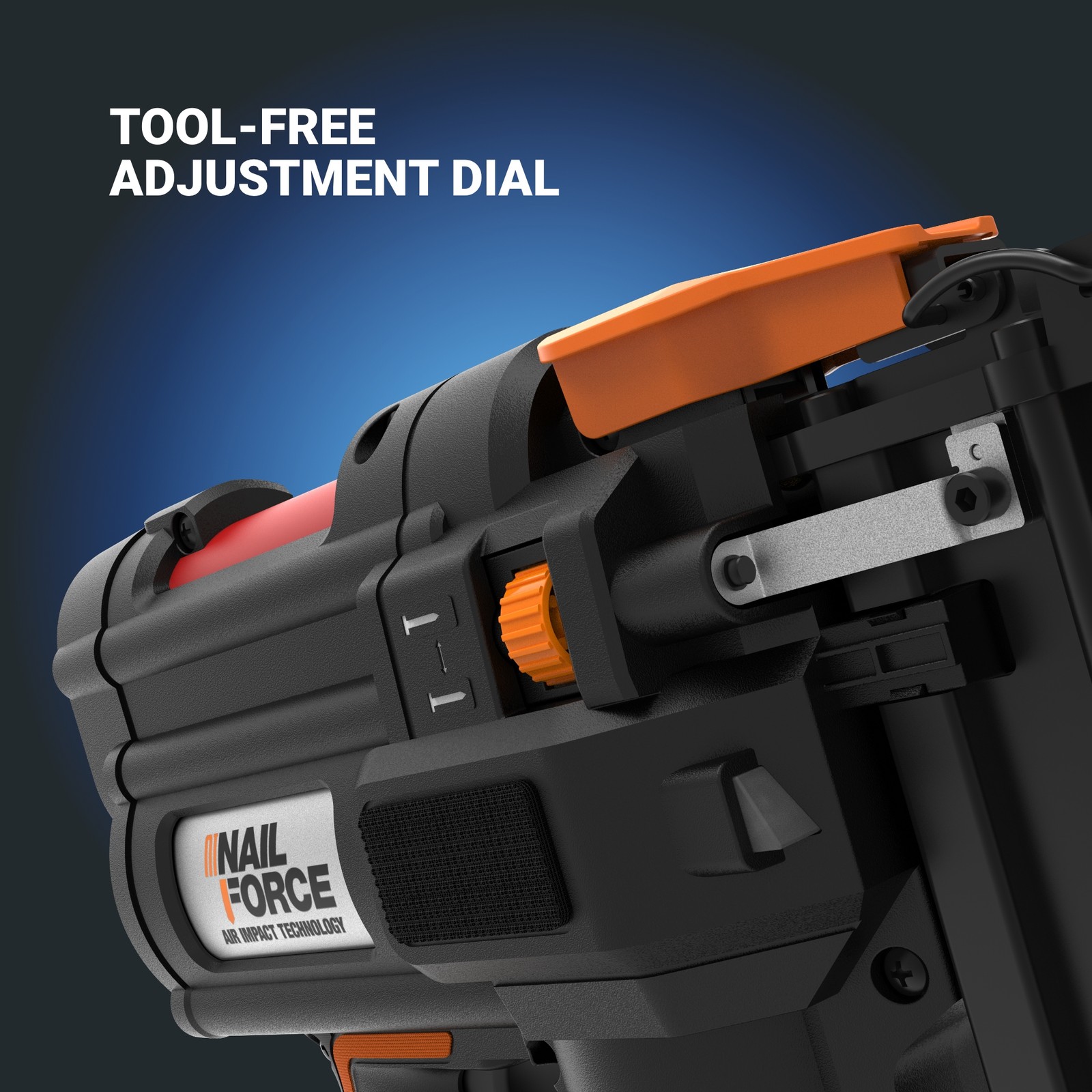 WX844L Worx Powershare Nitro 20V Cordless 18-Gauge Narrow Crown Staple Gun-CR