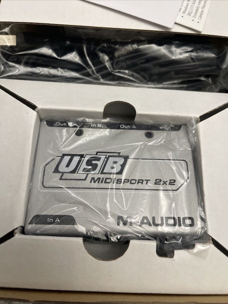 Maudio audio interface Midisport 2x2 USB Midi Interface