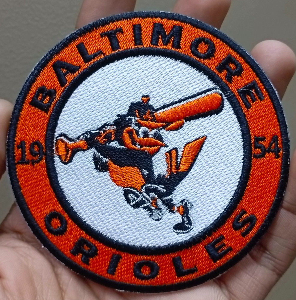 Baltimore Orioles Baseball Team Logo Iron On Patch-Sew Patch-Embroidered Patch