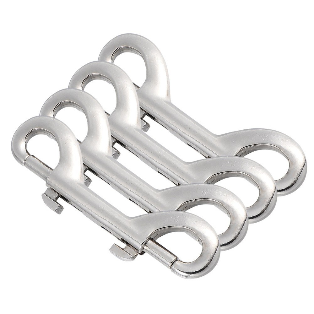 Double Ended Trigger Hook Snap Clips 4 Pcs for Ropes and Chains