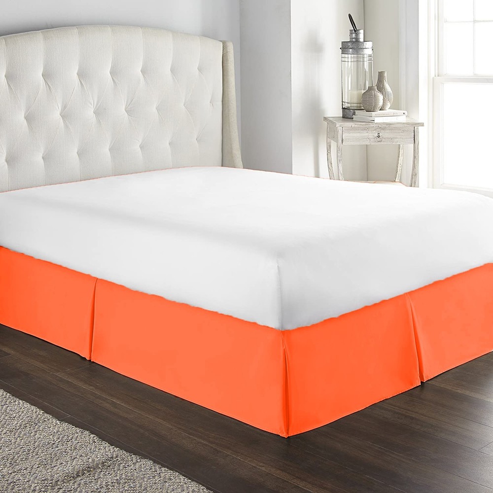 Lovely Solid Orange Bedding Collection 1000/1200 TC 100% Cotton