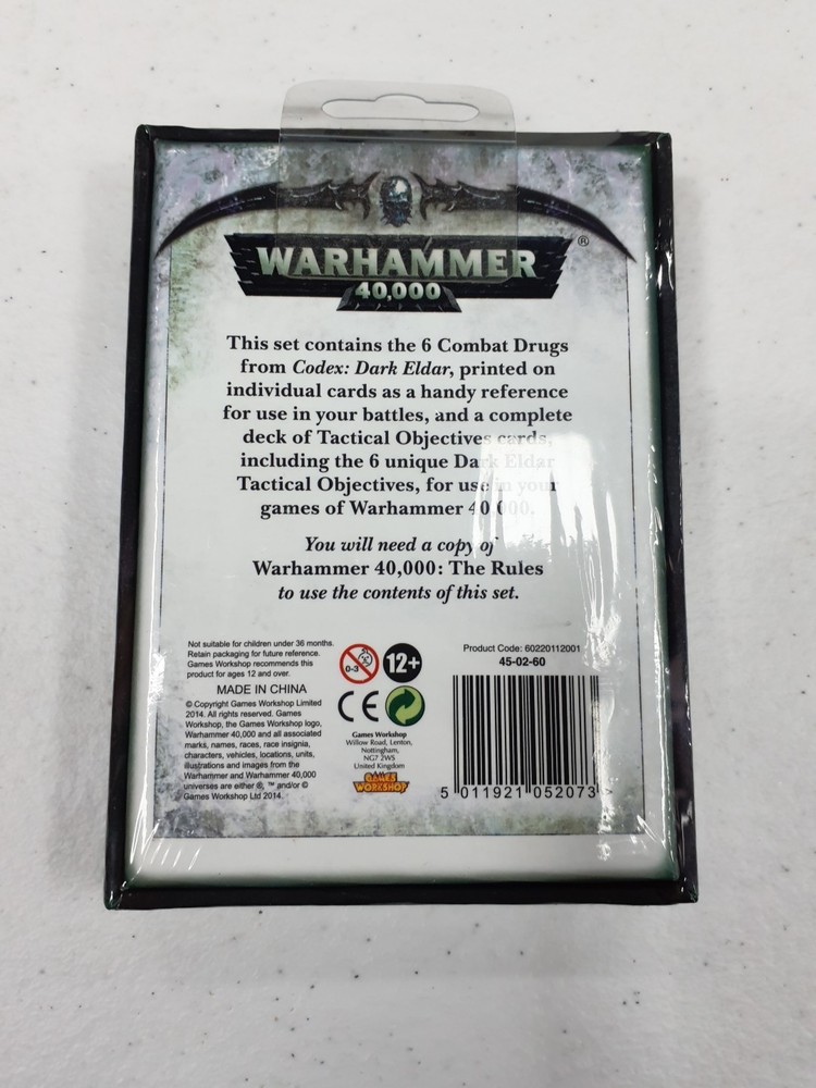 Games Workshop Dark Eldar 7th Edition Datacards - Sealed