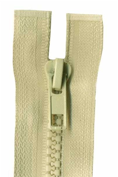 75cm Biscuit Open End Chunky Zip