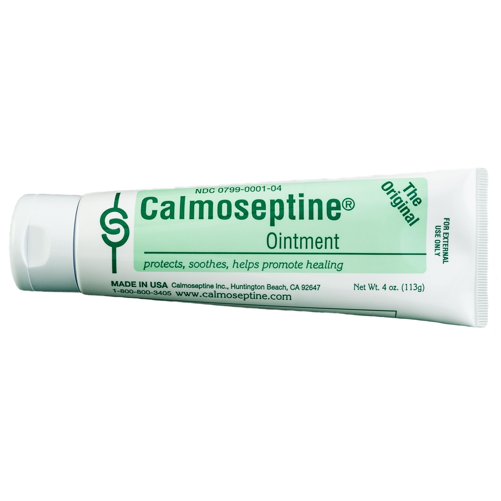 Calmoseptine Skin Protectant Ointment 4 oz Menthol Zinc Oxide 00799000104 1 Tube