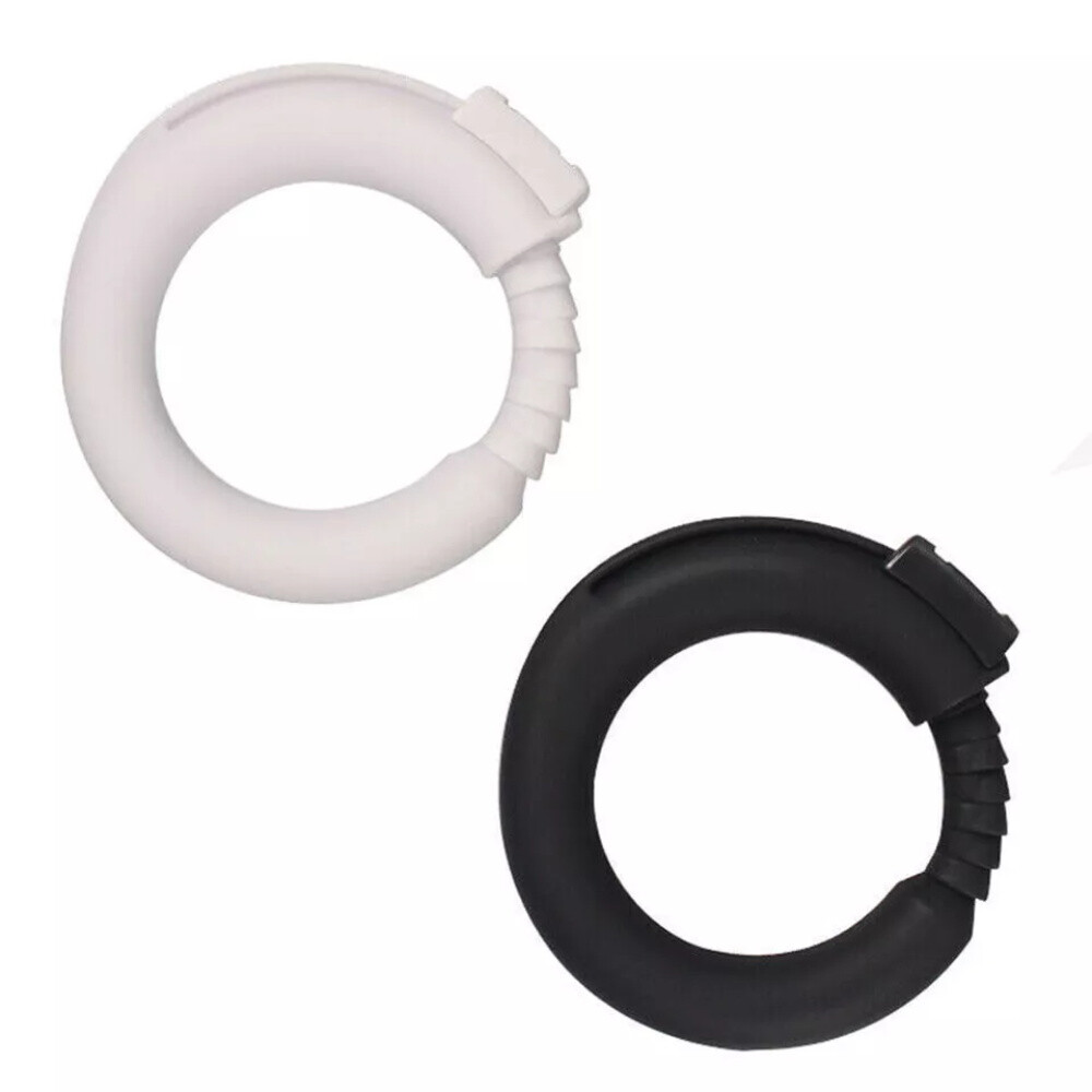 Male Adjustable Silicone Penis Cock Ring Enhancer Prolonging Delay Ejaculation