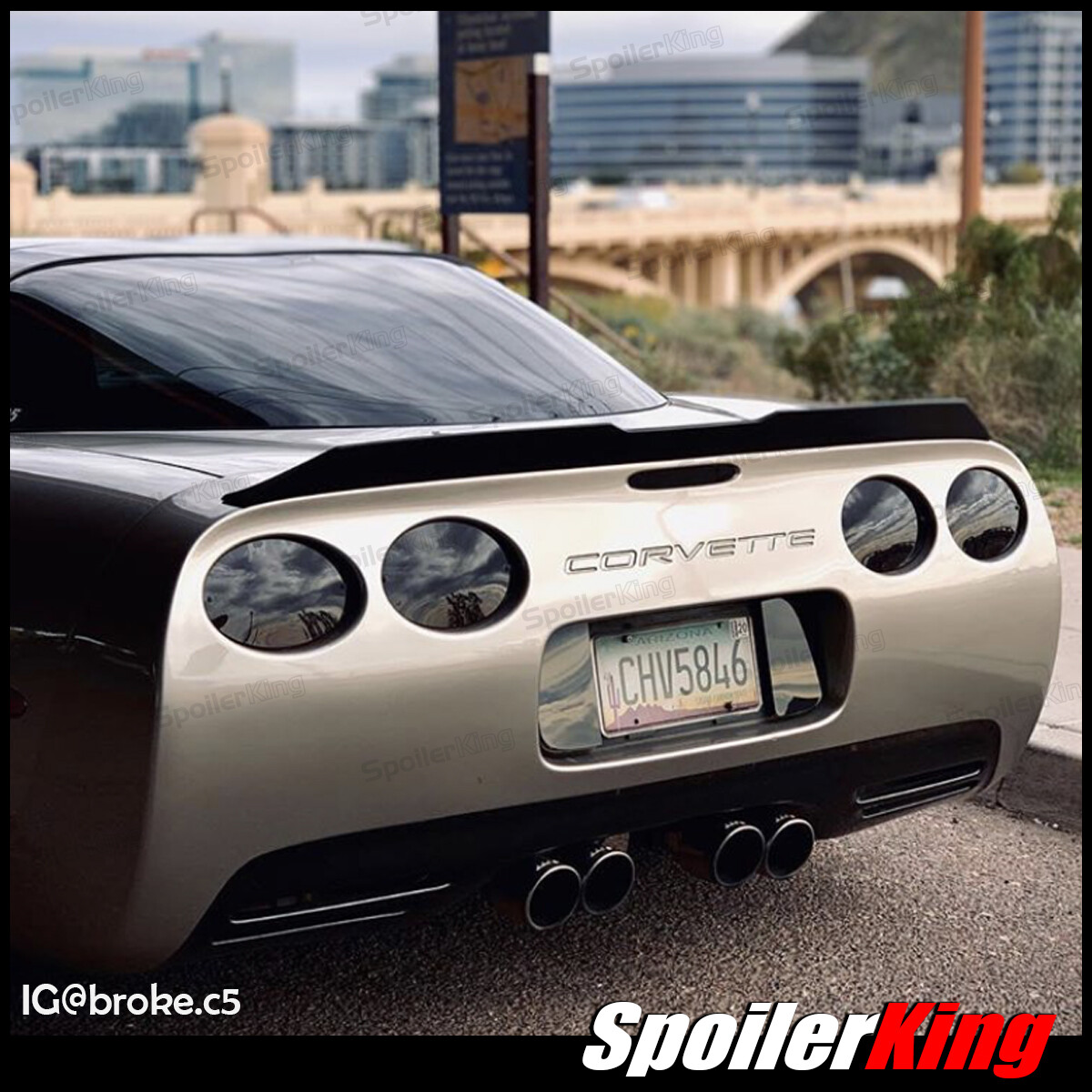 SpoilerKing 380PC Universal 30"- 55" Custom Rear Polyurethane Trunk Spoiler Wing