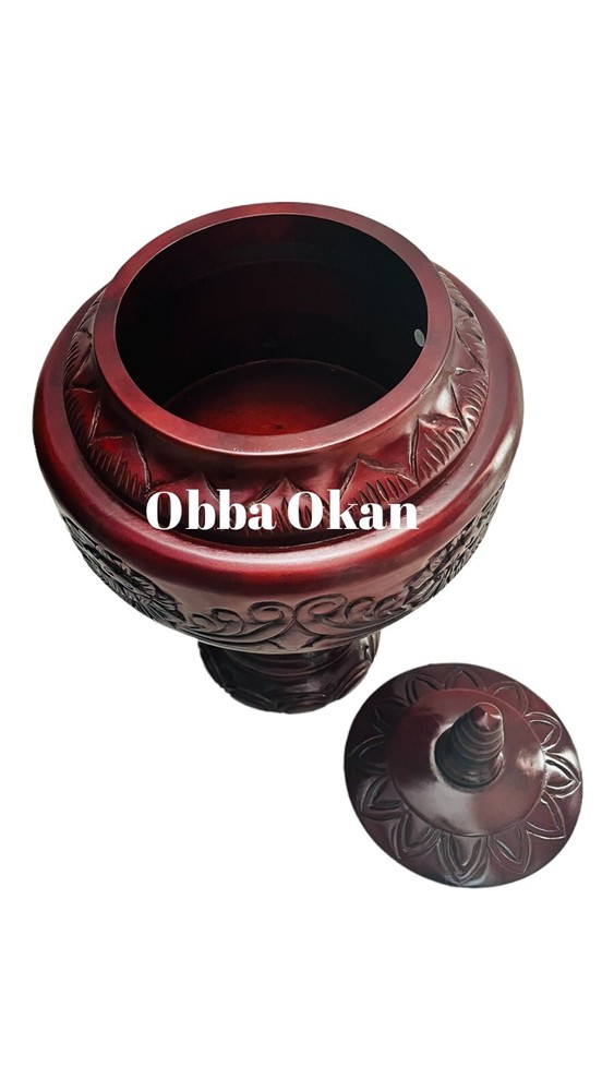 Batea de chango estilo copa de madera
