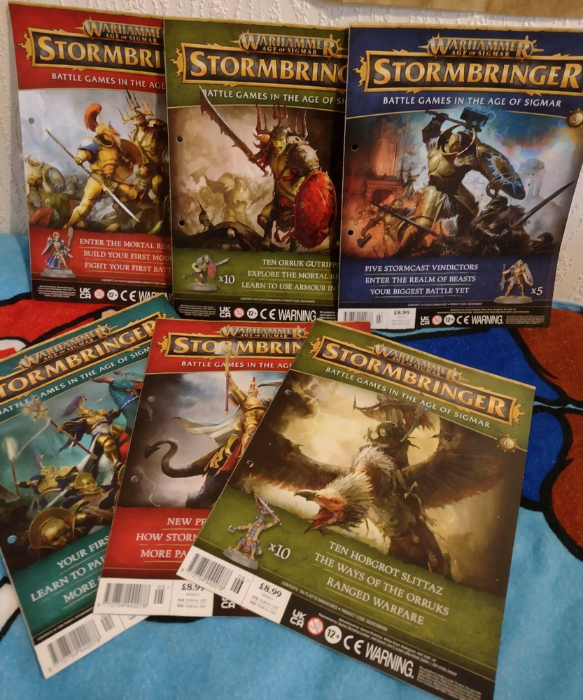 Stormbringer Issue #1-6 | Warhammer | Games Workshop | Magazine Only
