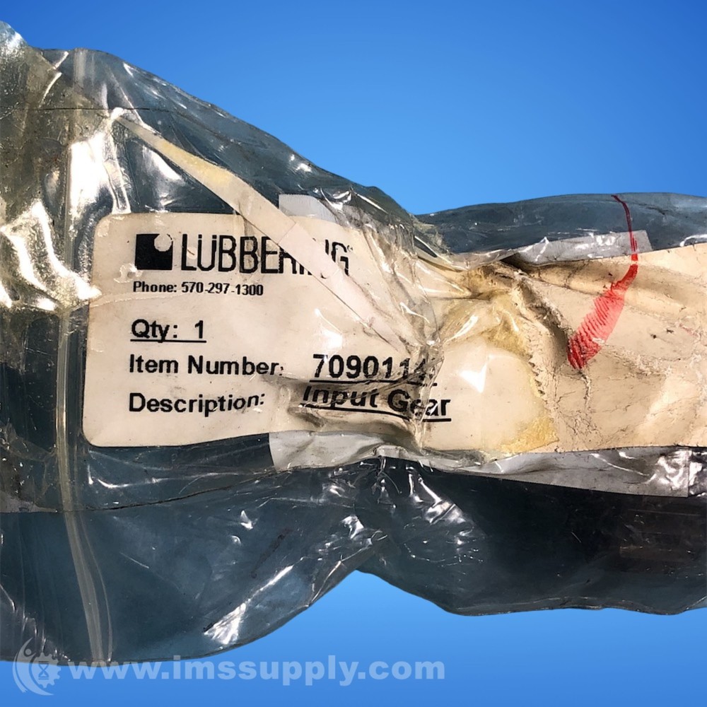 Lubbering 70901145 Input Gear FNOB