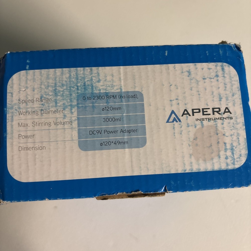 Apera Instruments "Magnetic Lab Stirrer #801" Powerful, speed control