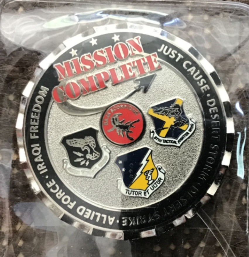 USAF Air Force Mission Complete Challenge Medallion
