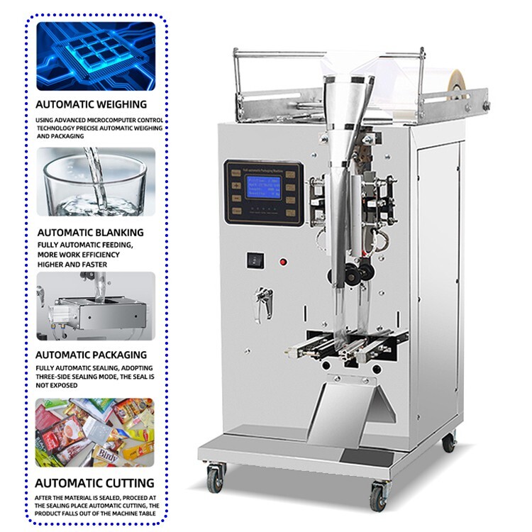 Commercial Fullly Automatic Liquid Filling & Packing Machine