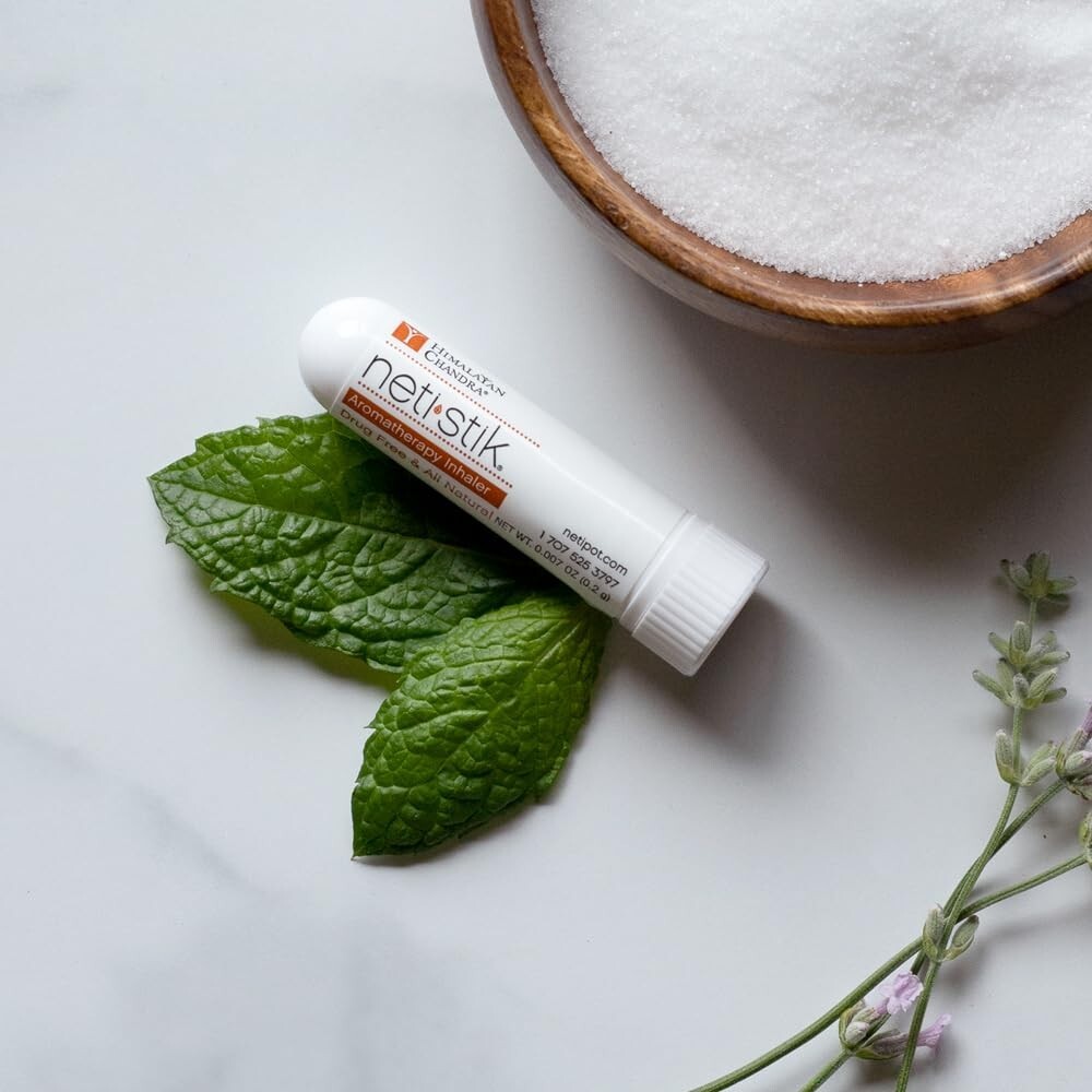 Energizing Neti Stik Inhaler with Essential Oils for Invigorating Nasal Support