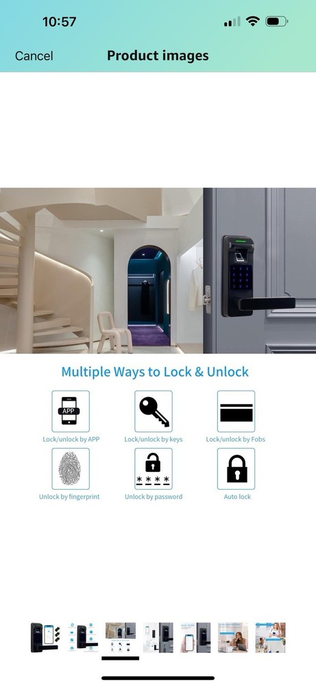 Harfo Fingerprint Door Lock