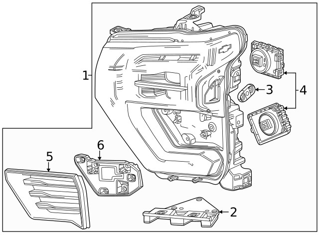 Genuine GM Mount Bracket 87821861